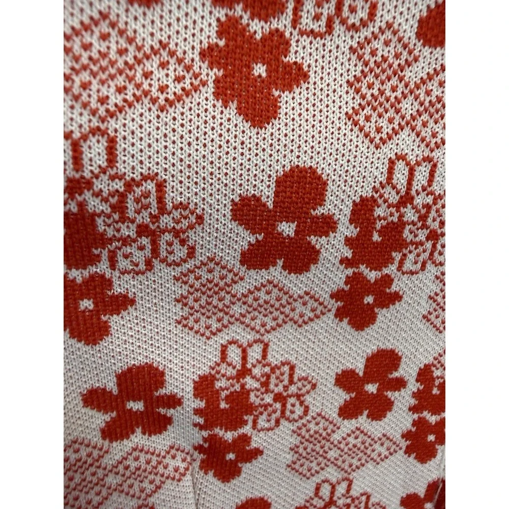 Vintage Handmade Little House Prairie Girls Dress Pink Red Floral Lace 4T